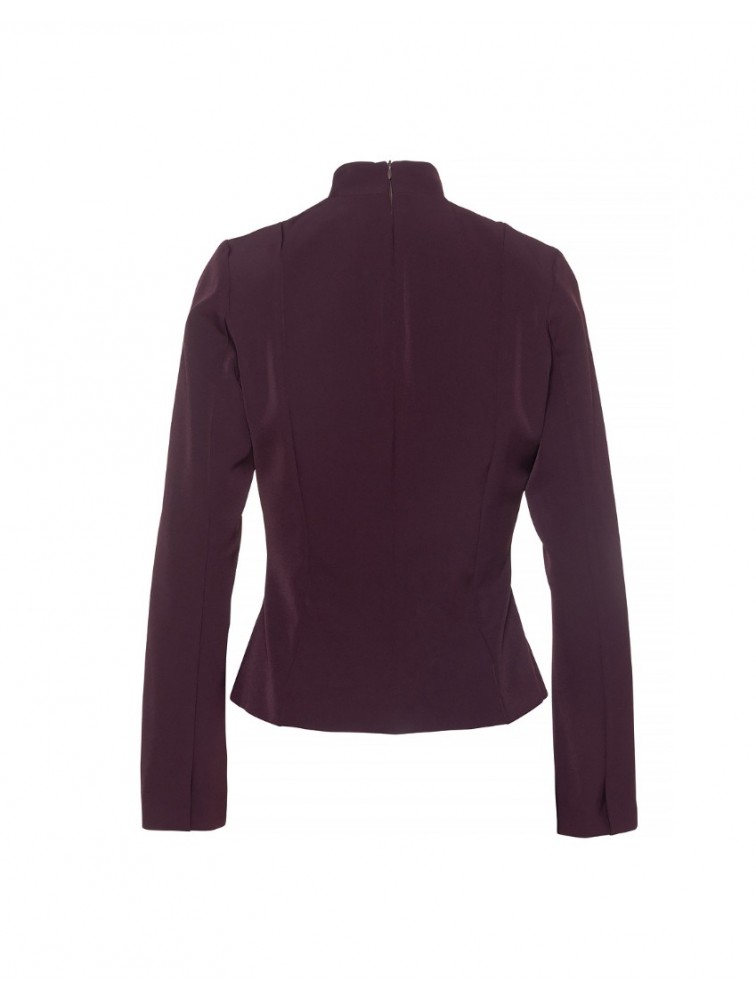 MIX AND MATCH Dionne Blazer Top Bordeaux Μπορντώ Τοπ